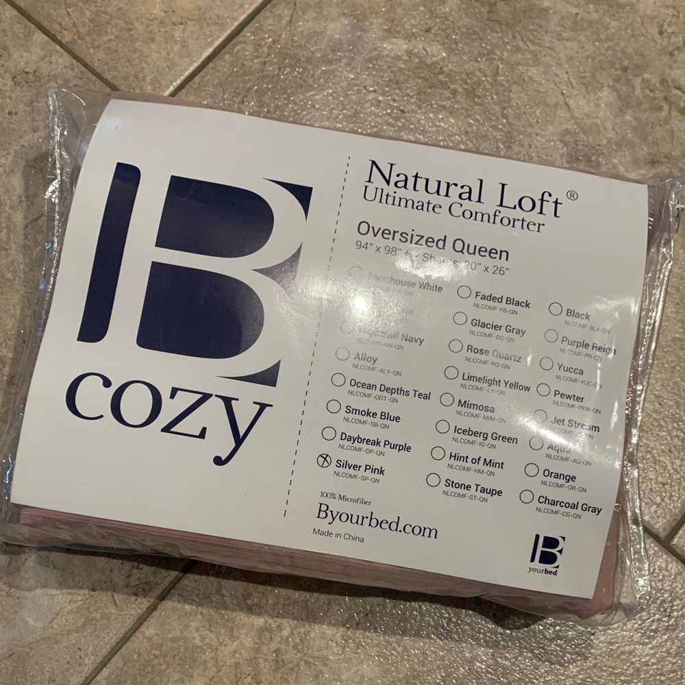 Natural Loft Oversized Queen Duvet cover